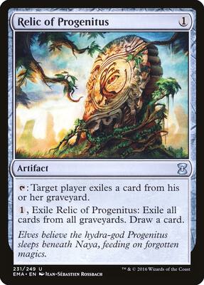 Relic of Progenitus card from Eternal Masters