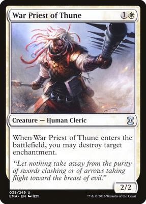 War Priest of Thune card from Eternal Masters