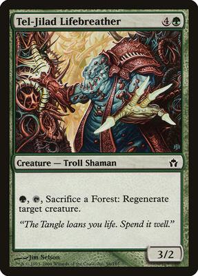 Tel-Jilad Lifebreather card from Fifth Dawn