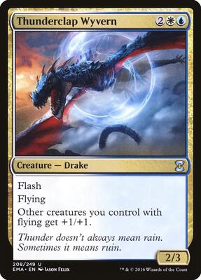 Thunderclap Wyvern card from Eternal Masters