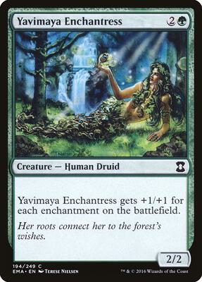Yavimaya Enchantress card from Eternal Masters