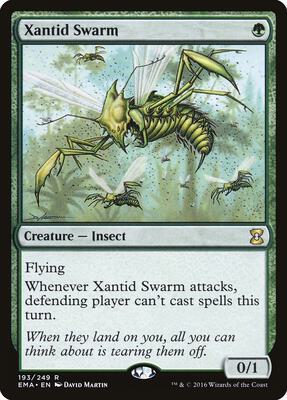 Xantid Swarm card from Eternal Masters