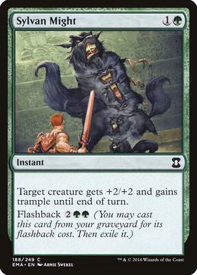 Sylvan Might card from Eternal Masters