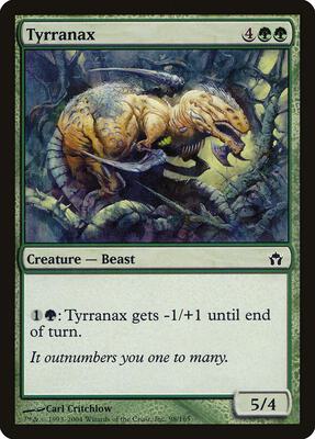 Tyrranax card from Fifth Dawn