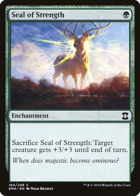 Seal of Strength card from Eternal Masters