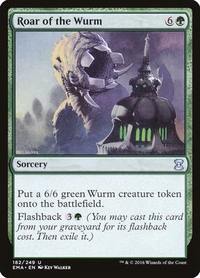 Roar of the Wurm card from Eternal Masters