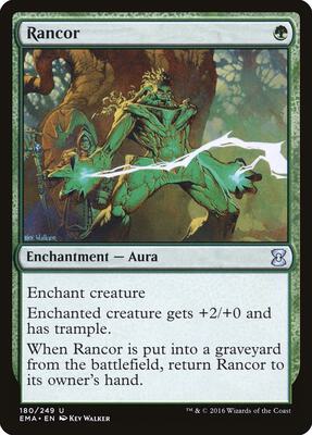 Rancor card from Eternal Masters