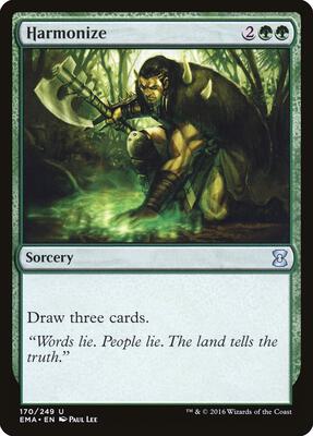 Harmonize card from Eternal Masters