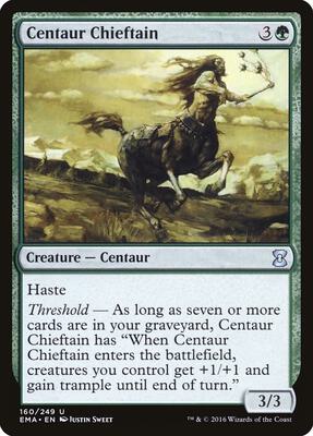 Centaur Chieftain card from Eternal Masters