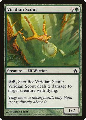 Viridian Scout card from Fifth Dawn