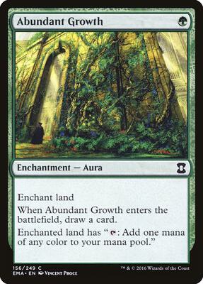Abundant Growth card from Eternal Masters