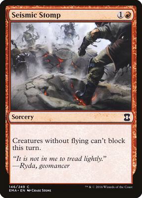 Seismic Stomp card from Eternal Masters