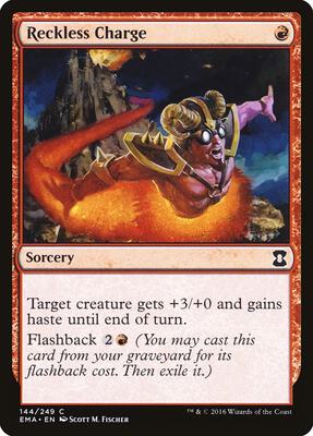 Reckless Charge card from Eternal Masters