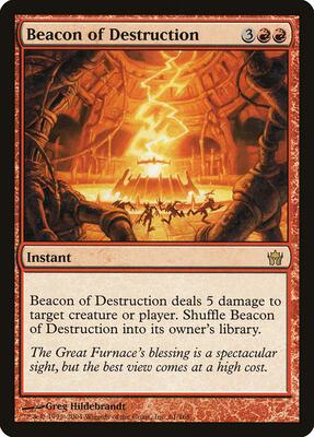 Beacon of Destruction card from Fifth Dawn