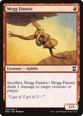 Mogg Fanatic card from Eternal Masters