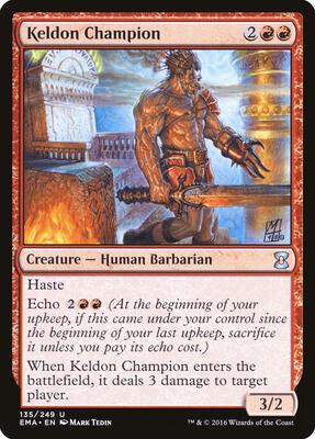 Keldon Champion card from Eternal Masters