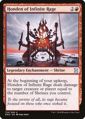 Honden of Infinite Rage card from Eternal Masters