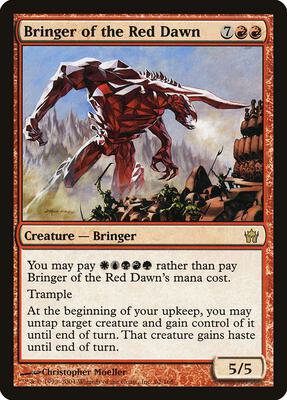 Bringer of the Red Dawn card from Fifth Dawn