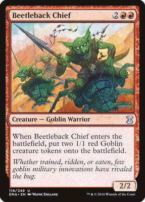 Beetleback Chief card from Eternal Masters