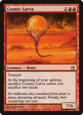 Cosmic Larva card from Fifth Dawn