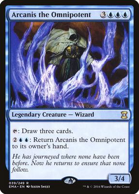 Arcanis the Omnipotent card from Eternal Masters