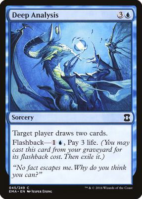 Deep Analysis card from Eternal Masters