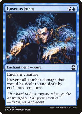 Gaseous Form card from Eternal Masters
