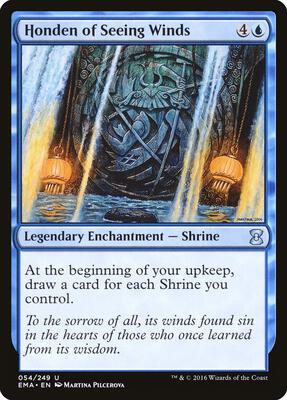 Honden of Seeing Winds card from Eternal Masters