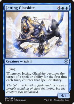 Jetting Glasskite card from Eternal Masters