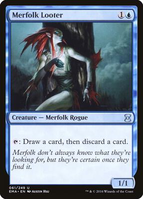 Merfolk Looter card from Eternal Masters