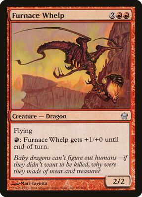 Furnace Whelp card from Fifth Dawn