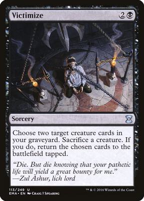 Victimize card from Eternal Masters