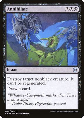 Annihilate card from Eternal Masters