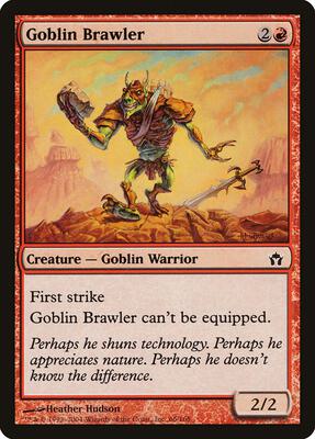 Goblin Brawler card from Fifth Dawn