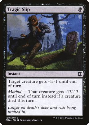 Tragic Slip card from Eternal Masters