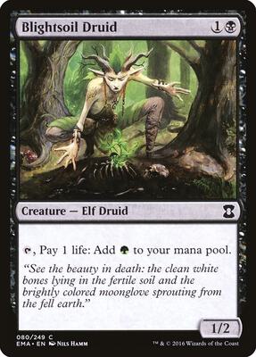 Blightsoil Druid card from Eternal Masters