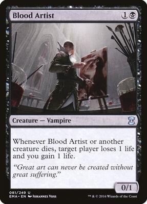 Blood Artist card from Eternal Masters