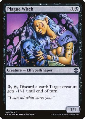 Plague Witch card from Eternal Masters