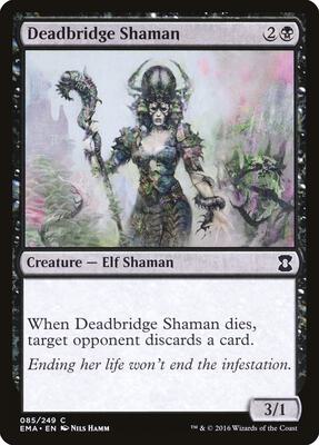 Deadbridge Shaman card from Eternal Masters