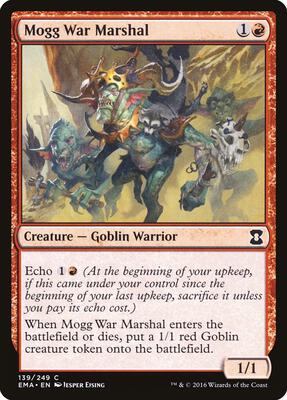 Mogg War Marshal card from Eternal Masters