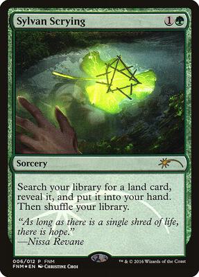Sylvan Scrying card from FNM Promos