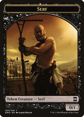 Serf Token card from Eternal Masters