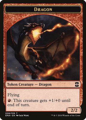 Dragon Token card from Eternal Masters