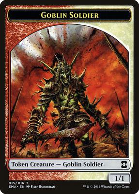 Goblin Soldier Token card from Eternal Masters