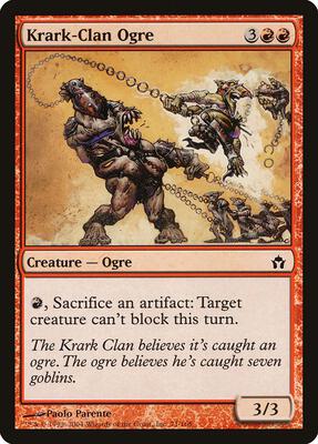 Krark-Clan Ogre card from Fifth Dawn