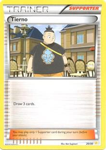 Tierno (20 - Pikachu Libre Deck) card from XY Trainer Kit: Pikachu Libre & Suicune