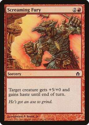 Screaming Fury card from Fifth Dawn