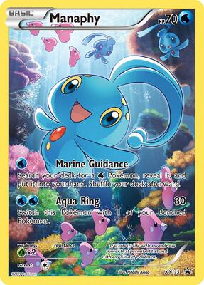 Manaphy card from XY Promos