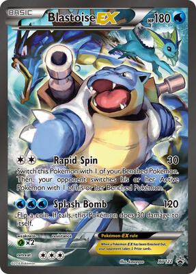 Blastoise EX - XY122 card from XY Promos