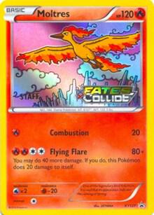 Moltres - XY127 (Prerelease) [Staff] card from XY Promos